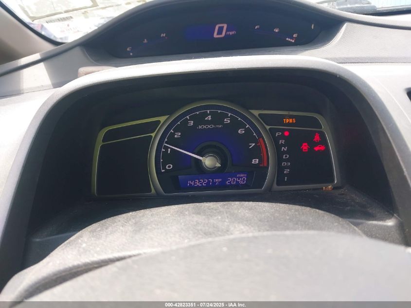 2009 Honda Civic Lx VIN: 2HGFA165X9H323448 Lot: 42823351