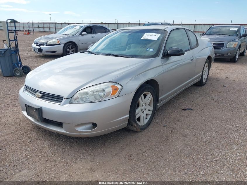 2007 Chevrolet Monte Carlo Lt VIN: 2G1WK16K579272815 Lot: 42823363