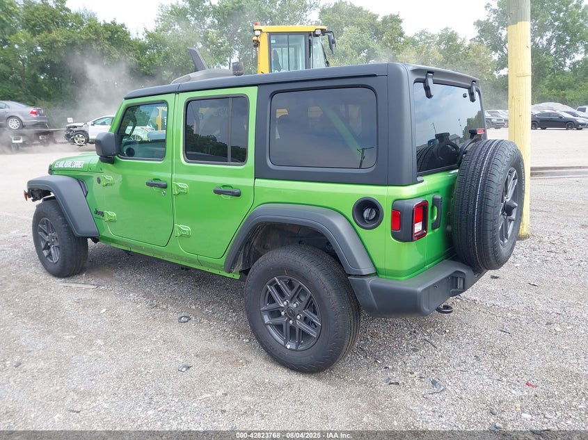 Vin: 1c4pjxkn1sw609143, lot: 43317295, jeep wrangler 4-door sport rhd 4x4 20253