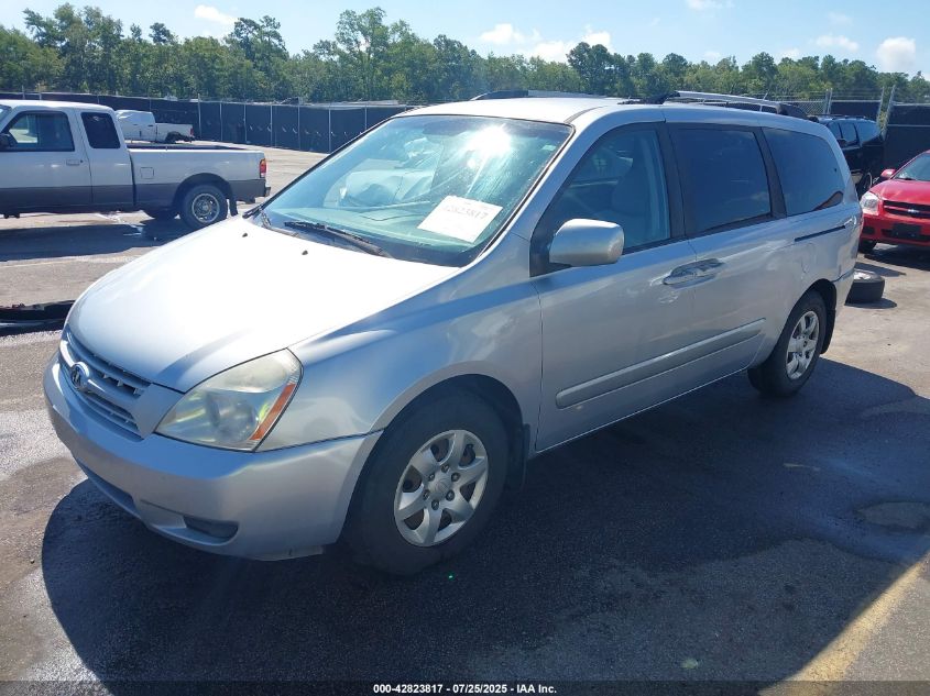 2009 Kia Sedona Lx VIN: KNDMB233096311662 Lot: 42823817