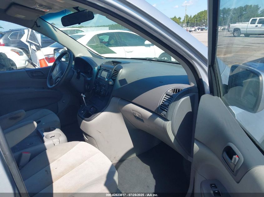 2009 Kia Sedona Lx VIN: KNDMB233096311662 Lot: 42823817