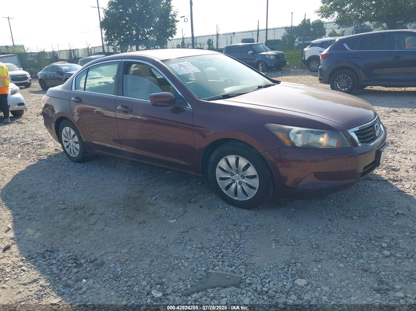1HGCP2F36AA095893 2010 Honda Accord 2.4 Lx auction photo 1