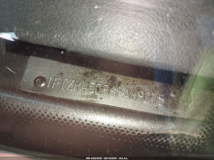 2006 Ford Ranger Fx4 Level Ii/Fx4 Off-Road/Sport/Xlt VIN: 1FTZR45E86PA89275 Lot: 42824328