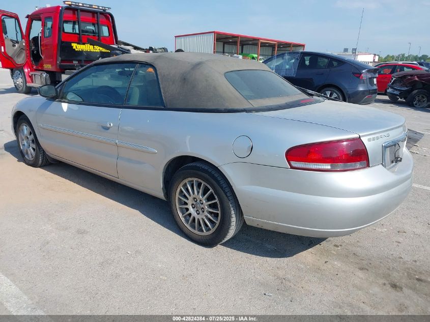 2005 Chrysler Sebring VIN: 1C3EL555N638713 Lot: 42824384