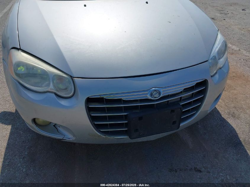 2005 Chrysler Sebring VIN: 1C3EL555N638713 Lot: 42824384