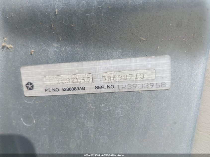 2005 Chrysler Sebring VIN: 1C3EL555N638713 Lot: 42824384