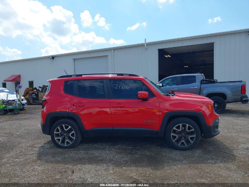 2015 Jeep Renegade Latitude VIN: ZACCJABTXFPB24514 Lot: 42824806
