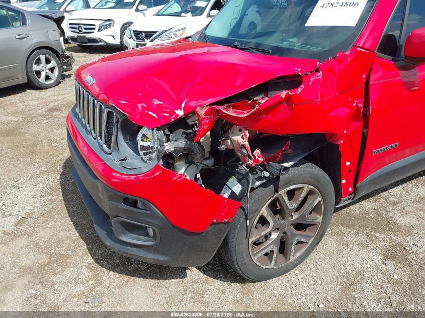 2015 Jeep Renegade Latitude VIN: ZACCJABTXFPB24514 Lot: 42824806