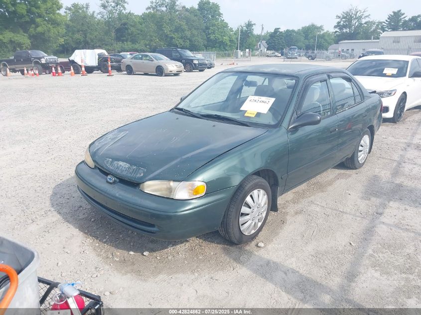 2002 Chevrolet Prizm Lsi VIN: 1Y1SK52812V412988 Lot: 42824862