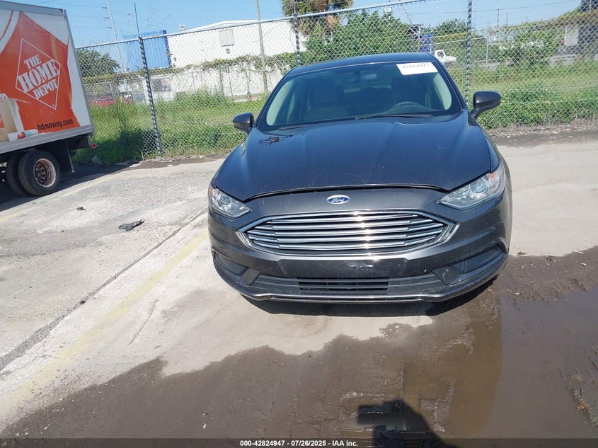 2017 Ford Fusion 1.5 SE Gray Lot 111042824947 Vin 3FA6P0HD8HR364066