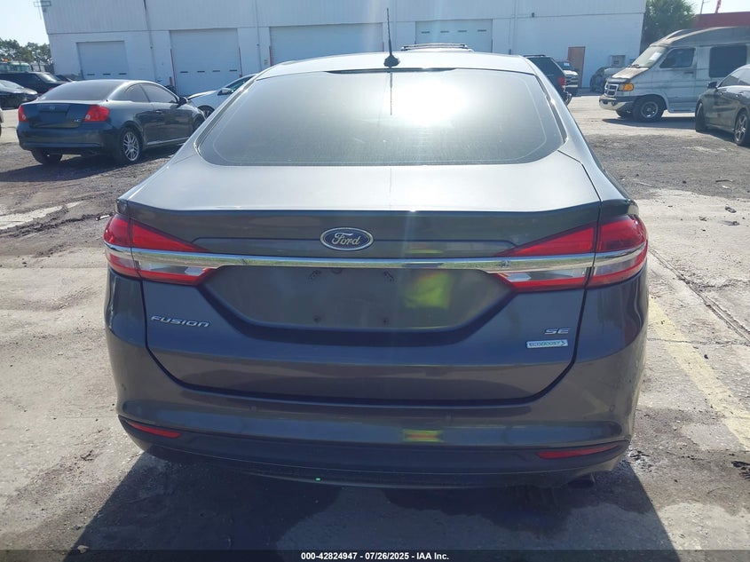 2017 Ford Fusion 1.5 SE Gray Lot 111042824947 Vin 3FA6P0HD8HR364066