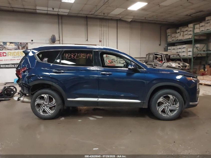 2022 Hyundai Santa Fe Sel VIN: 5NMS6DAJ2NH391827 Lot: 42825549
