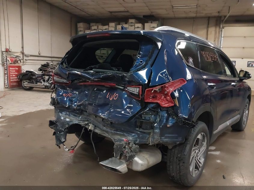 2022 Hyundai Santa Fe Sel VIN: 5NMS6DAJ2NH391827 Lot: 42825549