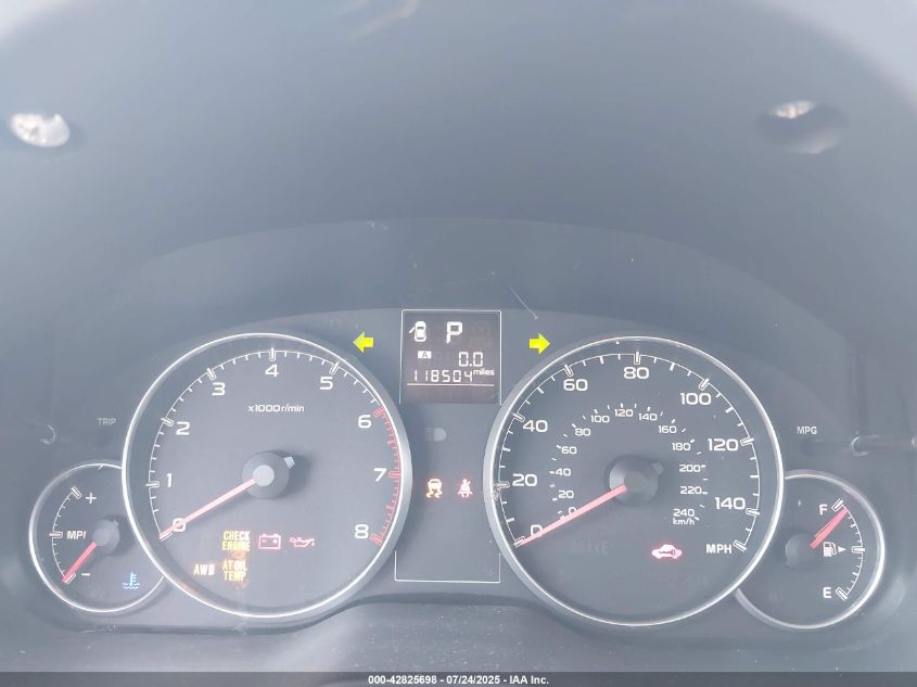 2013 Subaru Outback 2.5I VIN: 4S4BRCAC3D3264905 Lot: 42825698