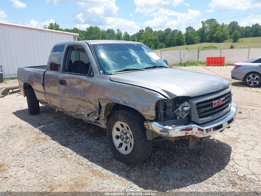 2007 GMC Sierra 1500 Classic Work Truck VIN: 1GTEK19V87Z180385 Lot: 42825787