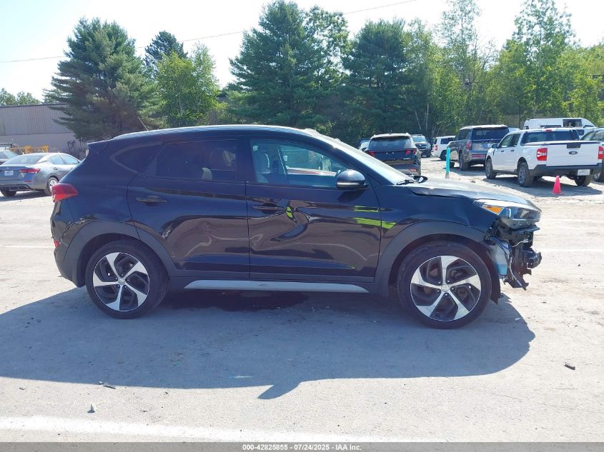 2017 Hyundai Tucson Limited VIN: KM8J3CA23HU39160 Lot: 42825855