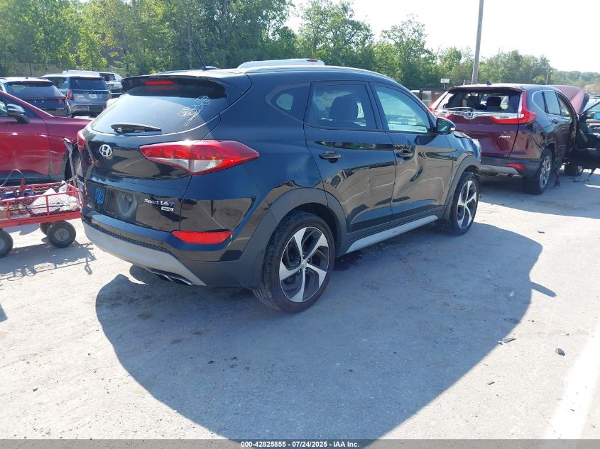2017 Hyundai Tucson Limited VIN: KM8J3CA23HU39160 Lot: 42825855