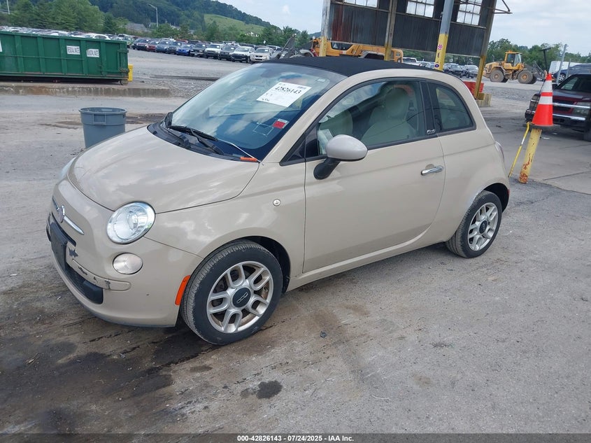 2012 Fiat 500C Pop VIN: 3C3CFFDR7CT381669 Lot: 42826143