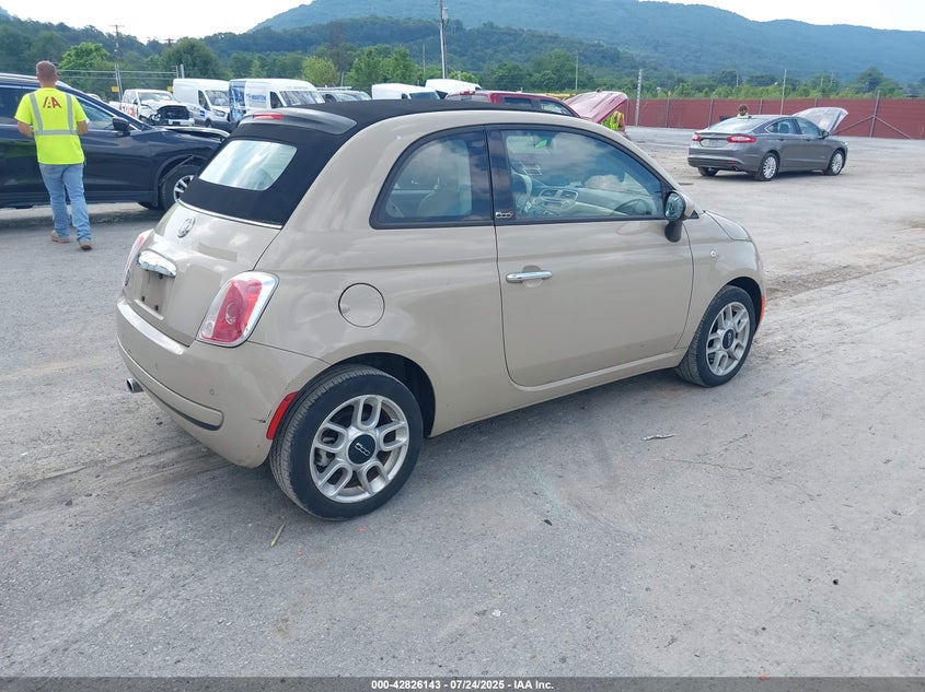 2012 Fiat 500C Pop VIN: 3C3CFFDR7CT381669 Lot: 42826143
