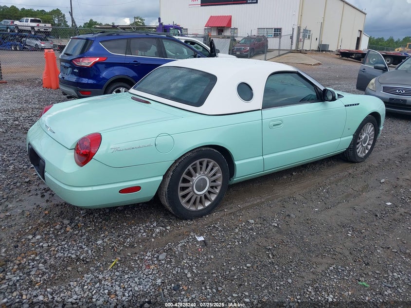 2004 Ford Thunderbird VIN: 1FAHP60A54Y100196 Lot: 42826240