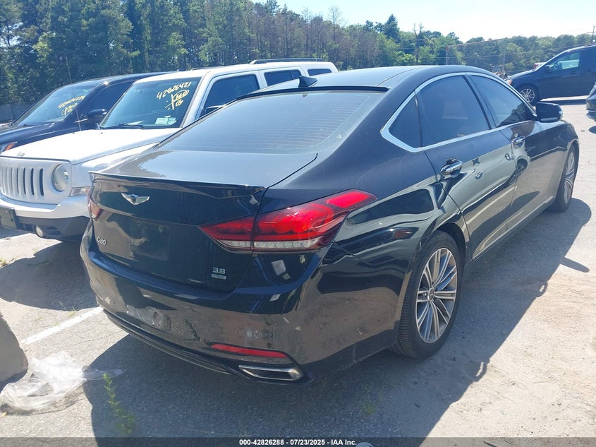 Vin: kmhgn4je6ku296277, lot: 43319815, genesis g80 3.8 20194