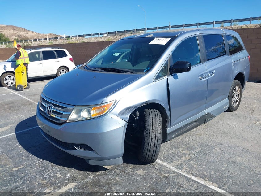 Vin: 5fnrl5h60cb007220, lot: 43319891, honda odyssey ex-l 20122