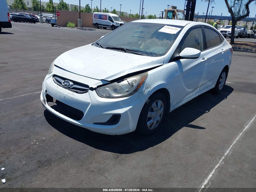 2012 Hyundai Accent Gls VIN: KMHCT4AE4CU217498 Lot: 42826559