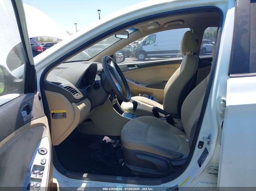 2012 Hyundai Accent Gls VIN: KMHCT4AE4CU217498 Lot: 42826559