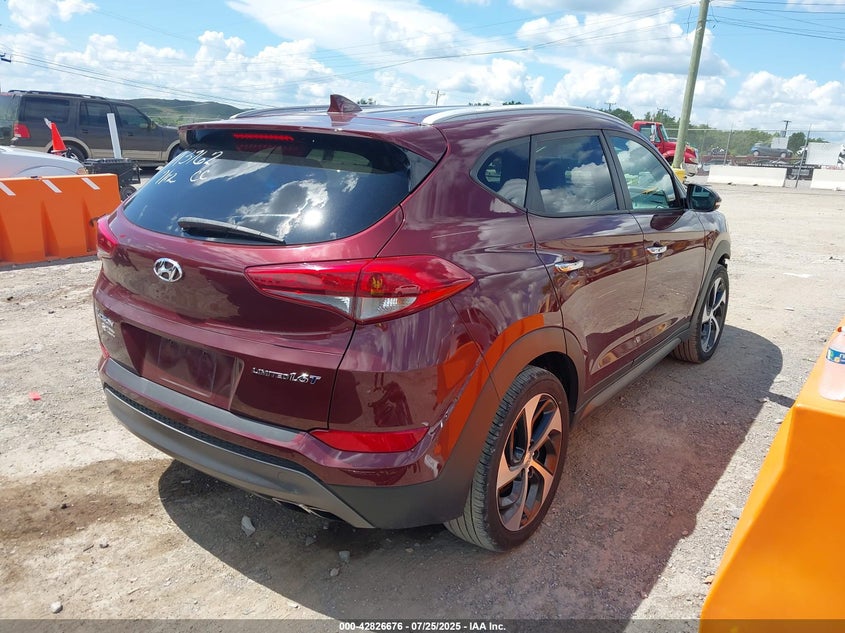 2016 HYUNDAI TUCSON LIMITED - KM8J33A26GU241539