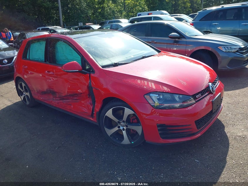 3VW547AU1HM053123 2017 Volkswagen Golf Gti Autobahn 4-Door/S 4-Door/Se 4-Door/Sport 4-Door auction photo 1
