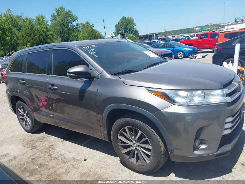 2018 Toyota Highlander Xle VIN: 5TDKZRFH9JS538291 Lot: 42826681