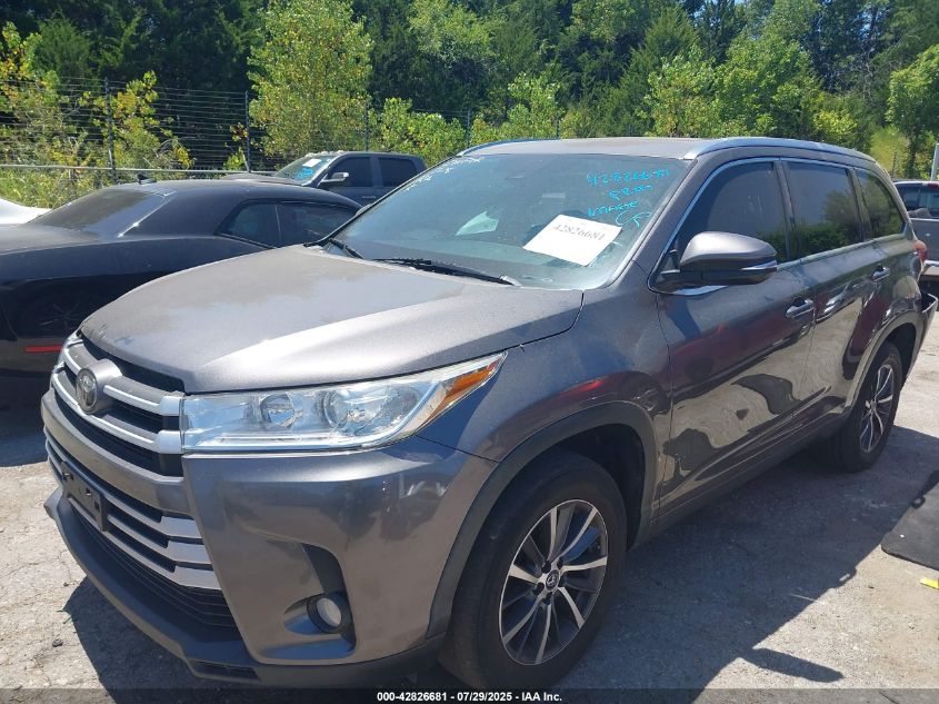 2018 Toyota Highlander Xle VIN: 5TDKZRFH9JS538291 Lot: 42826681