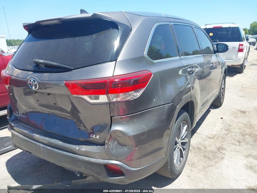 2018 Toyota Highlander Xle VIN: 5TDKZRFH9JS538291 Lot: 42826681