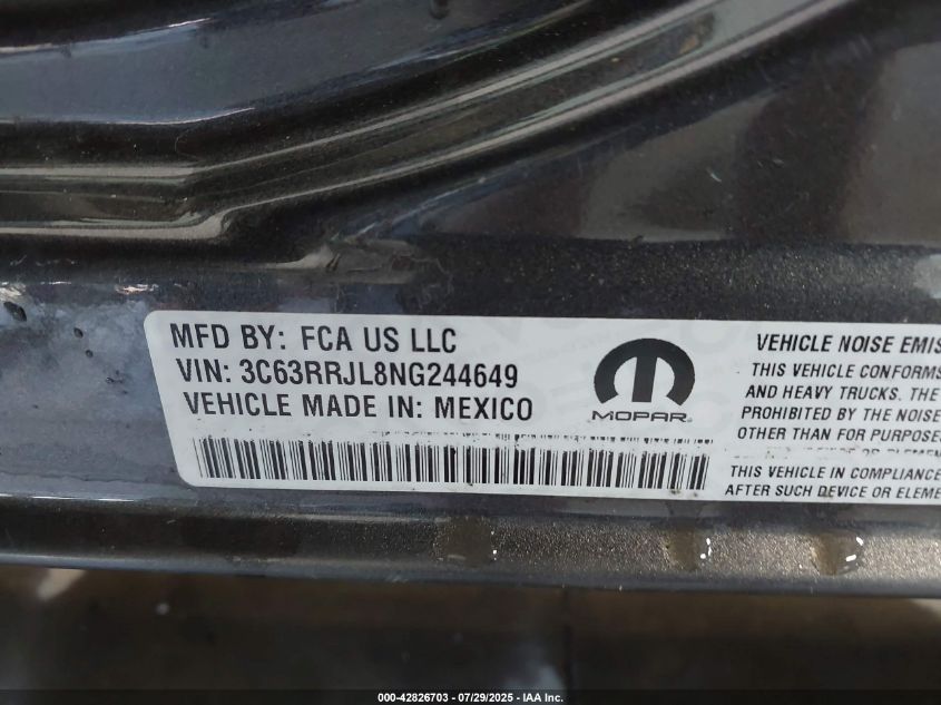 2022 Ram 3500 - 3C63RRJL8NG244649