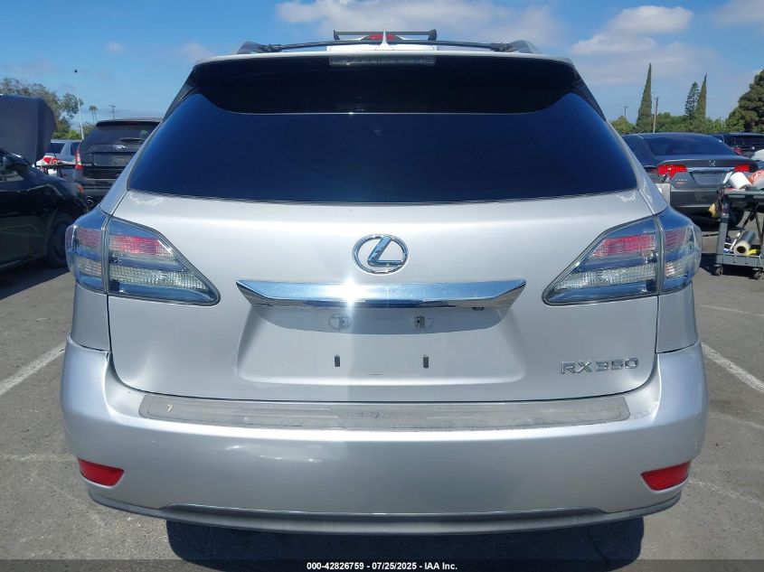 2012 Lexus Rx 350 VIN: 2T2ZK1BA0CC079348 Lot: 42826759
