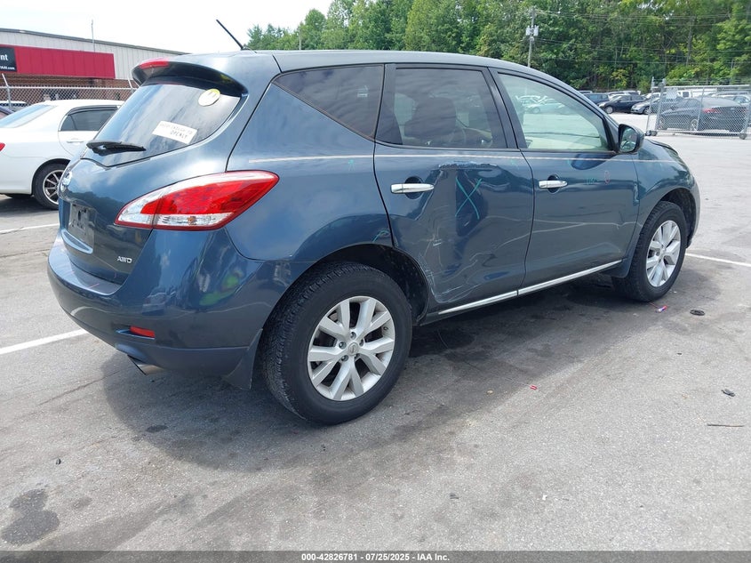 2011 Nissan Murano S VIN: JN8AZ1MW5BW174066 Lot: 42826781