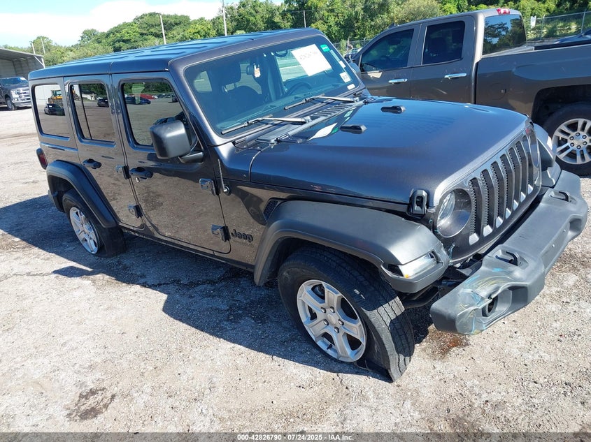 2022 JEEP WRANGLER UNLIMITED SPORT S 4X4 - 1C4HJXDGXNW240189