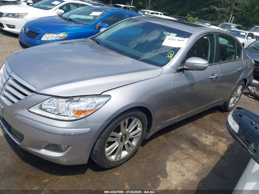 2010 Hyundai Genesis 4.6 VIN: KMHGC4DF0AU070647 Lot: 42827088