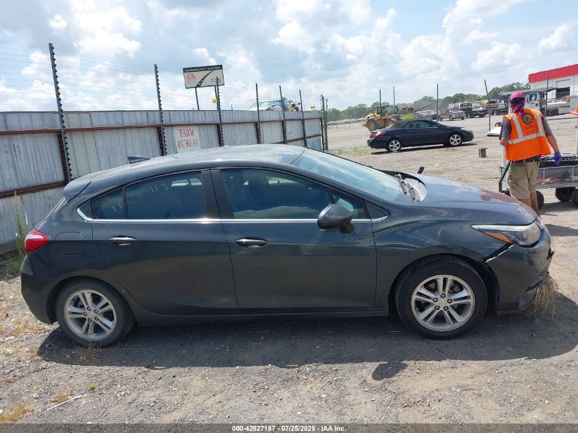 2018 Chevrolet Cruze Lt Auto VIN: 3G1BE6SM1JS654442 Lot: 42827187