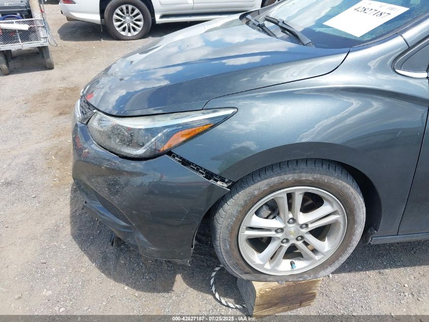 2018 Chevrolet Cruze Lt Auto VIN: 3G1BE6SM1JS654442 Lot: 42827187