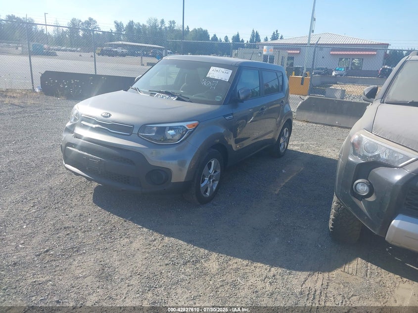 Vin: kndjn2a2xk7683594, lot: 43321137, kia soul 20192