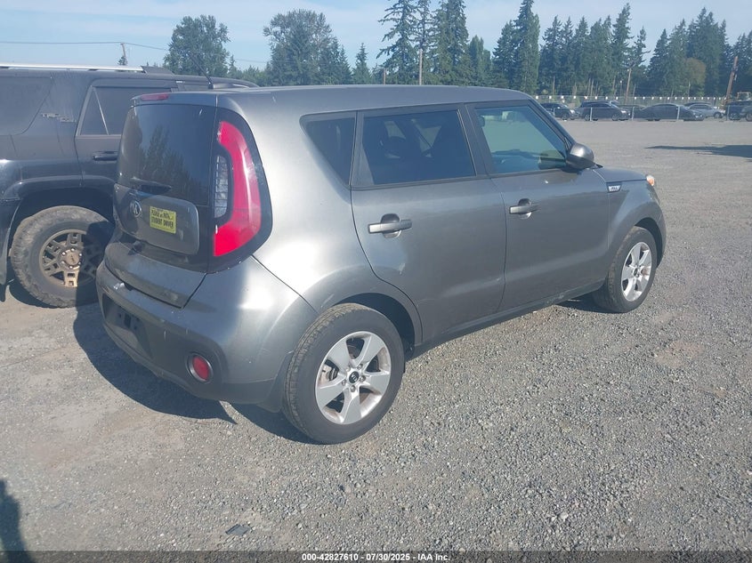 Vin: kndjn2a2xk7683594, lot: 43321137, kia soul 20194