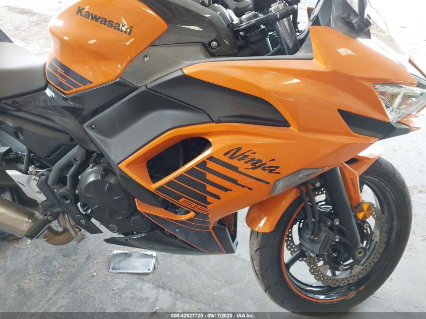 2025 Kawasaki Ex650 P VIN: ML5EXEP18SDAE7911 Lot: 42827720