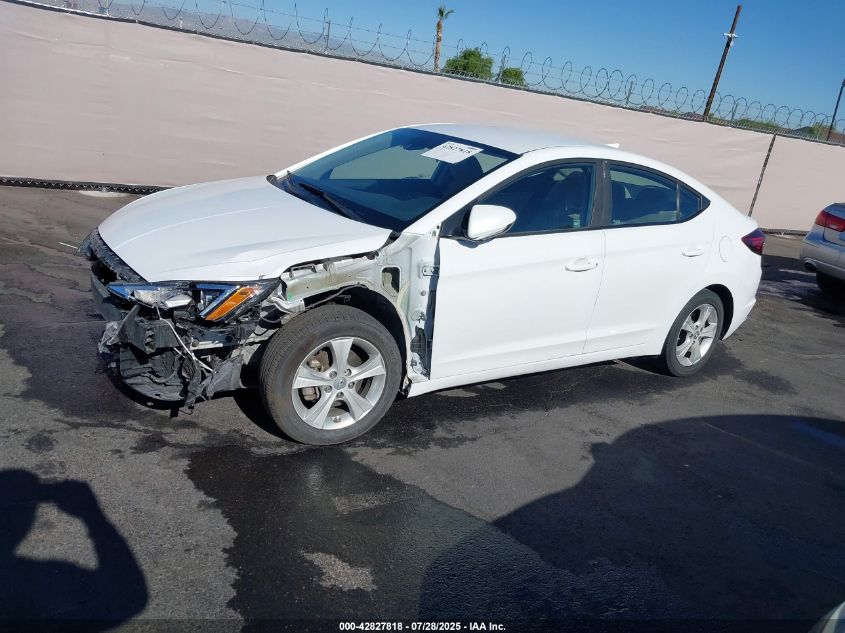 2019 Hyundai Elantra Sel VIN: 5NPD84LF5KH457412 Lot: 42827818