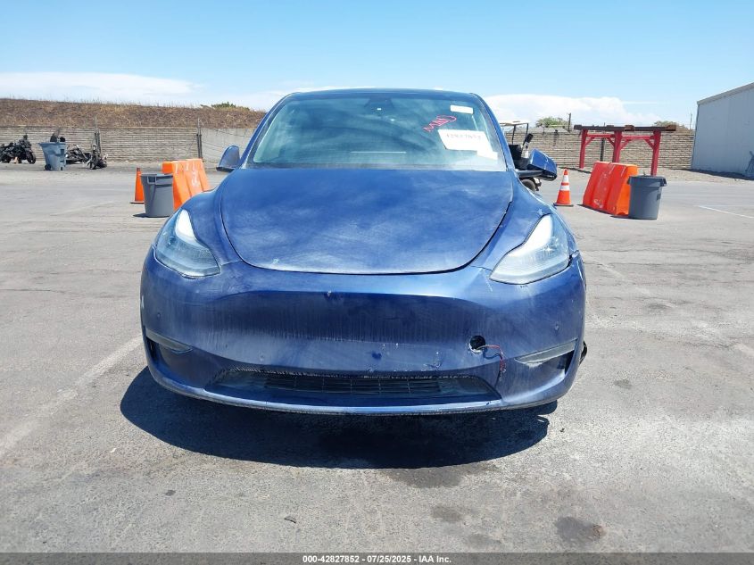 2021 Tesla Model Y Long Range Dual Motor All-Wheel Drive VIN: 5YJYGDEEXMF067965 Lot: 42827852