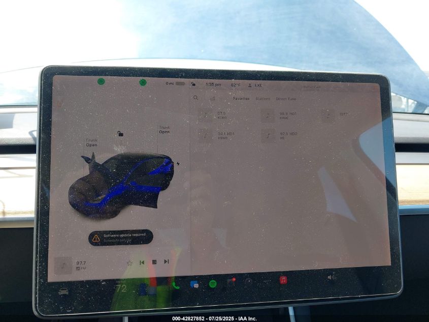 2021 Tesla Model Y Long Range Dual Motor All-Wheel Drive VIN: 5YJYGDEEXMF067965 Lot: 42827852