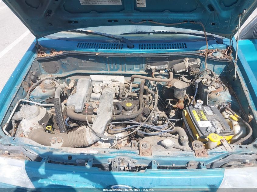 1993 Ford Festiva Gl VIN: KNJPT06H5P6137202 Lot: 42828062