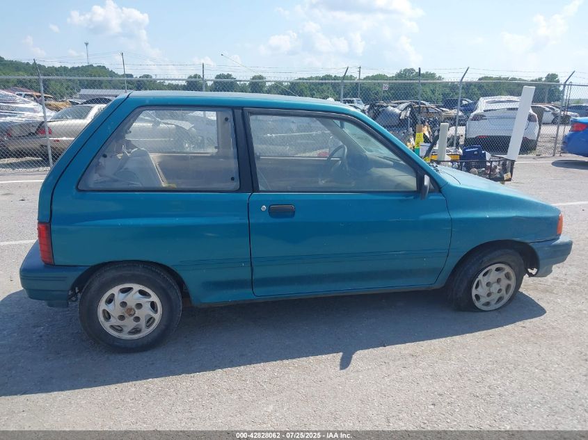 1993 Ford Festiva Gl VIN: KNJPT06H5P6137202 Lot: 42828062
