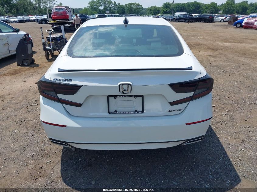2021 Honda Accord Sport VIN: 1HGCV1F39MA018696 Lot: 42828066