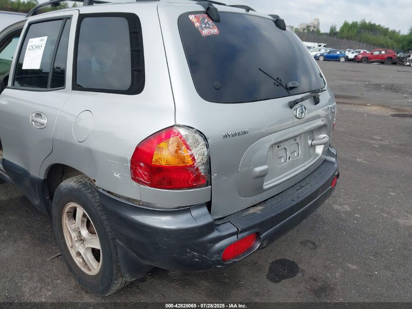 2002 Hyundai Santa Fe Gls/Lx VIN: KM8SC73D82U187325 Lot: 42828065
